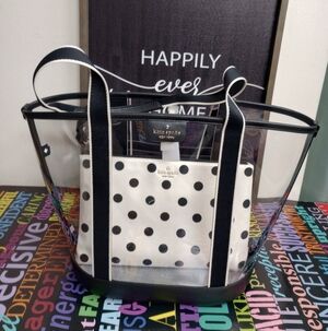 Killer Kate Spade Transparent Tote!.